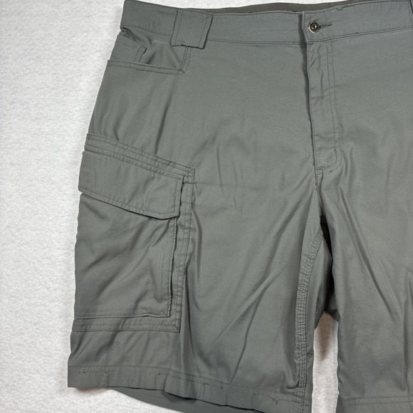 Duluth Trading Co Flex Dry On The Fly Men's Cargo Shorts 46 Gray Relaxed Fit - Picture 2 of 16